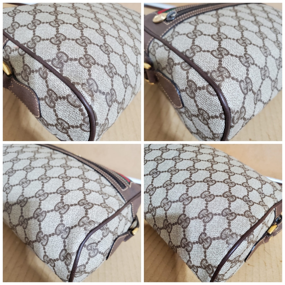 Gucci Vintage GG Plus Web Crossbody Bag - Picture 11 of 12